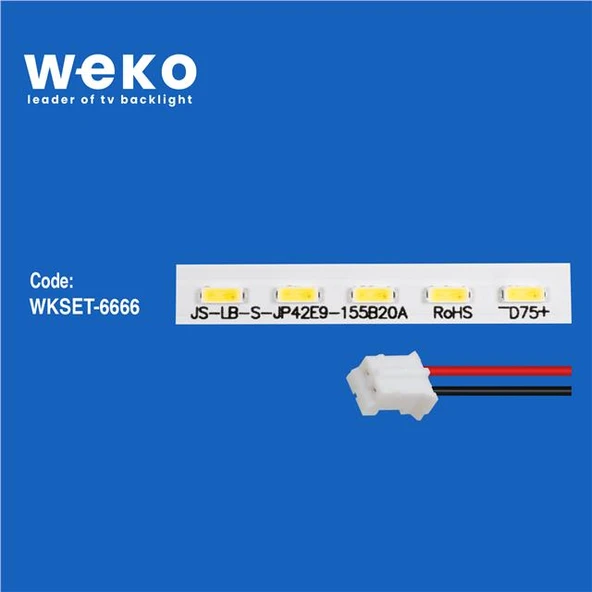 Wkset-6666 Js-Lb-S-Jp42e9-155B20A 75 Ledli 54 Cm 3V  1 Adet Led Bar (54Led) - Resim 2