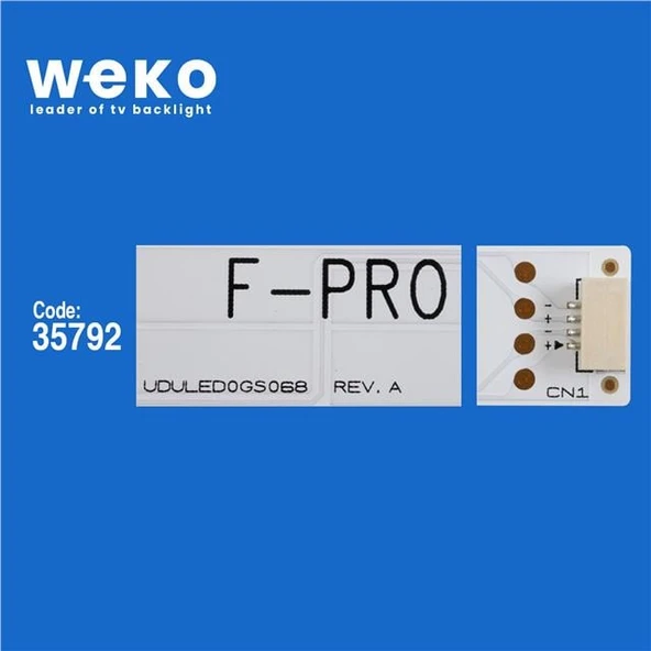 Wkset-6754 35792X10 Lg Innotek 49Inch_Funaı_Rev.A - Vdvled0gs068 Rev.A 10 Adet Led Bar - Resim 2