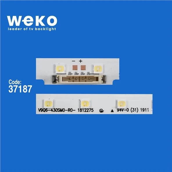 Wkset-6457 37187X2 19Y_Q60_Stc430ab6_3030F_Blue_38Ea_Rev0.2  2 Adet Led Bar (38Led) - Resim 2
