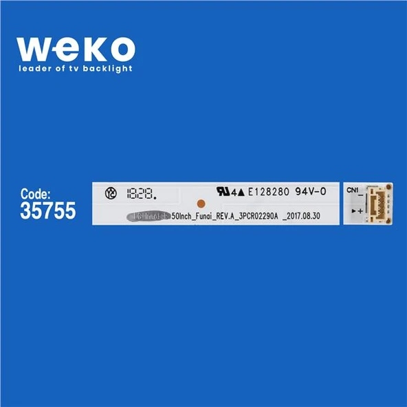 Wkset-6756 35755X4 Lg Innotek 50Inch_Funai_Rev.A_3Pcr02290a  4 Adet Led Bar - Resim 2