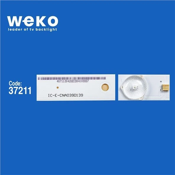 Wkset-6518 37211X3 Ic-D-Cna0390139  3 Adet Led Bar ( Tvnizin içindeki led barla aynısı olduğunu görmeden almayınız. Led bar ürünlerinde paket açıldığında iade kabul edilmemektedir. ) - Resim 2