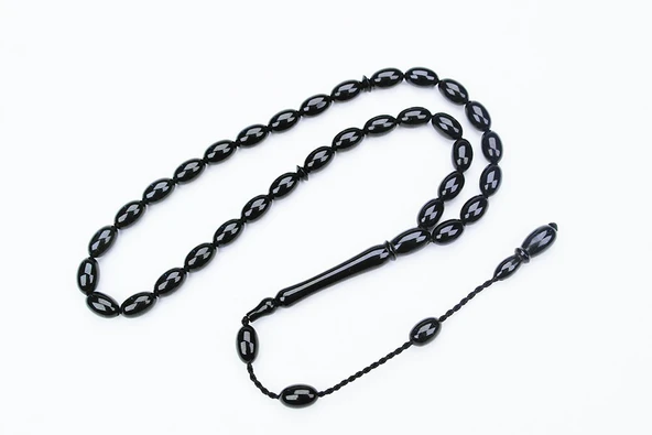 Oltu Taşı Beyzi Model Sistemli Tespih ürün görseli