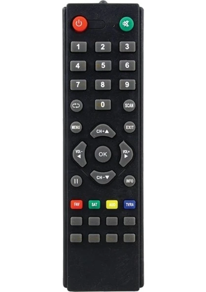 Amstrad Weko Kr Samux 5000*AMSTRAD 16400*CVS 8100 Uydu Kumanda Pauseli Siyah ürün görseli