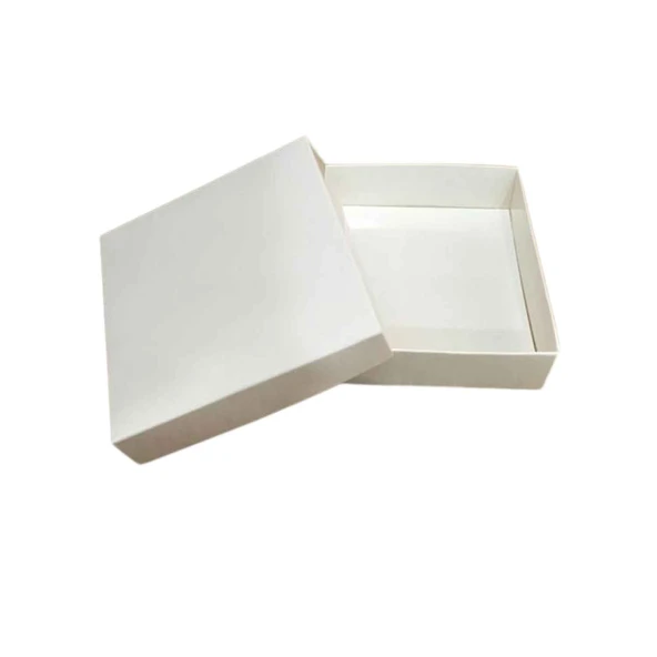Komple Karton Kutu 10X10x3 CM  (25 Adet )  Beyaz