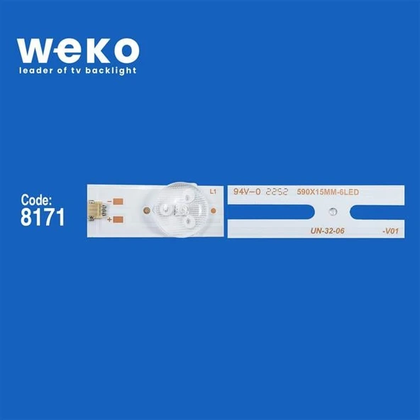 32Inch Universal Dled 6V 2W 6 Ledli 59 Cm 1,8 Cm No:412 - 2
