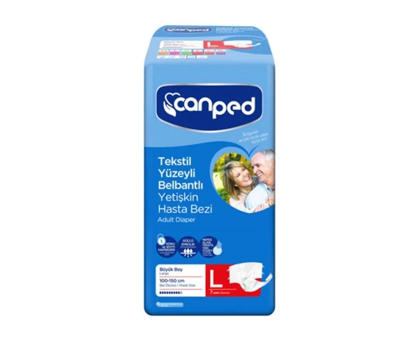 Canped Belbantlı Hasta Bezi Büyük 7'li