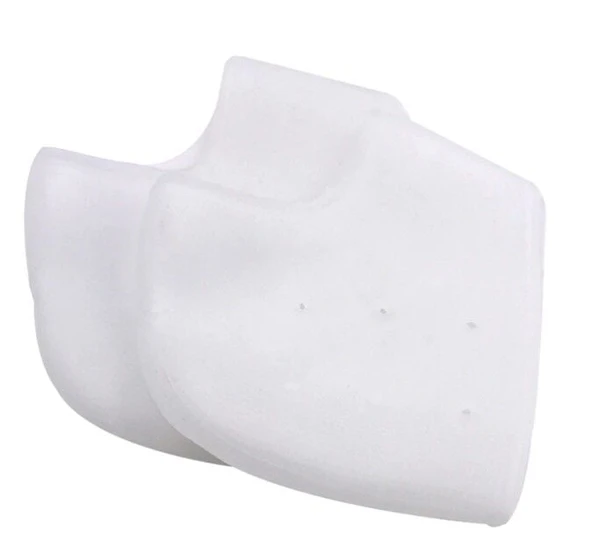 Silikon Topuk Çorabı Beyaz Renk - Resim 2