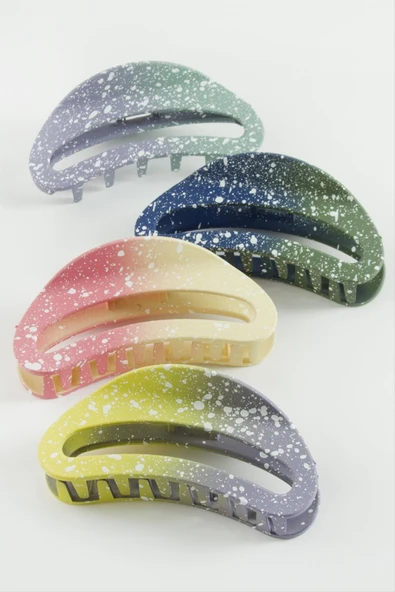 Oval Renkli Mandal Toka 10 cm - Resim 3