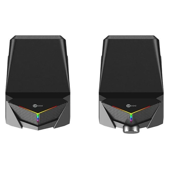Lenovo Lecoo DS104 Kablolu Usb + 3.5Mm Jack 6W 80Db Rgb Işıklı 1+1 Gaming Speaker - Hoparlör - 4