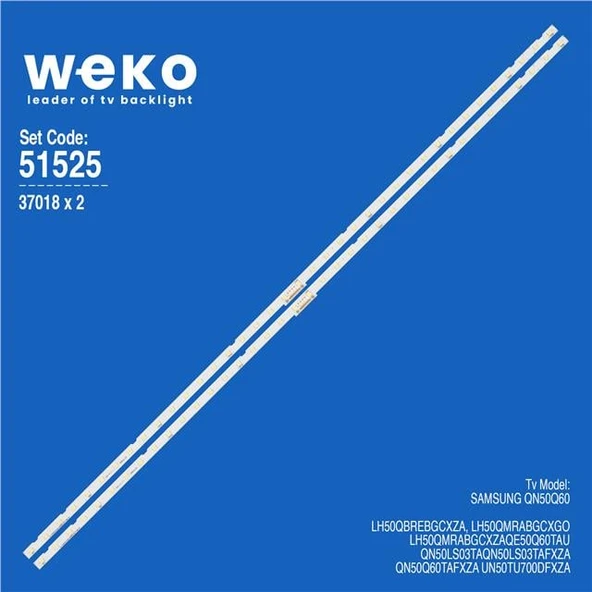 Wkset-6525 37018X2 V0T6-500Sm0-R0 Bn96-50382A  2 Adet Led Bar (42Led) ürün görseli 1