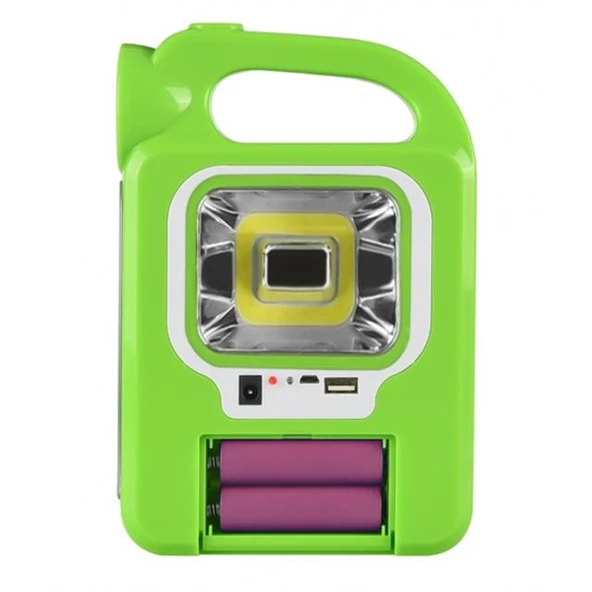 Powermaster HB-6399B Solar Tamirci Balıkçı Çalışma Lambası Uzatma Ampul Dahil (Powerbank Özellikli) - Resim 3