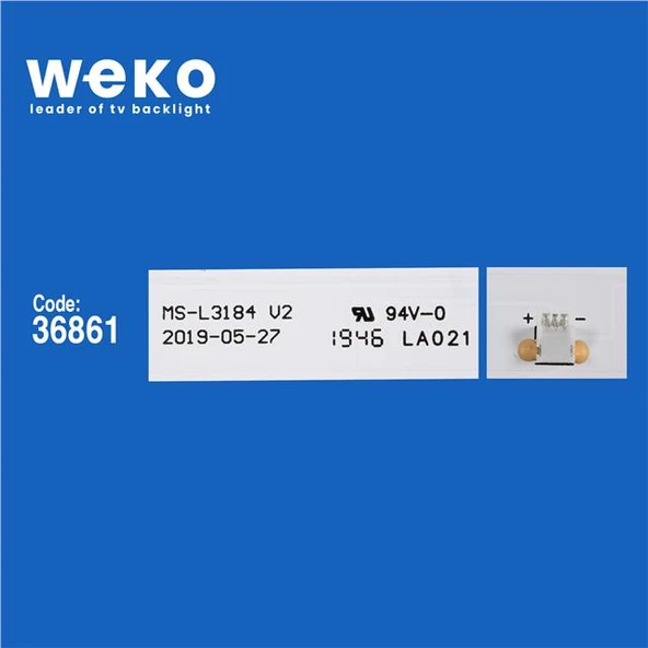 Wkset-6050 36861X5 Ms-L3184 V2  5 Adet Led Bar ( Tvnizin içindeki led barla aynısı olduğunu görmeden almayınız. Led bar ürünlerinde paket açıldığında iade kabul edilmemektedir. ) - Resim 2