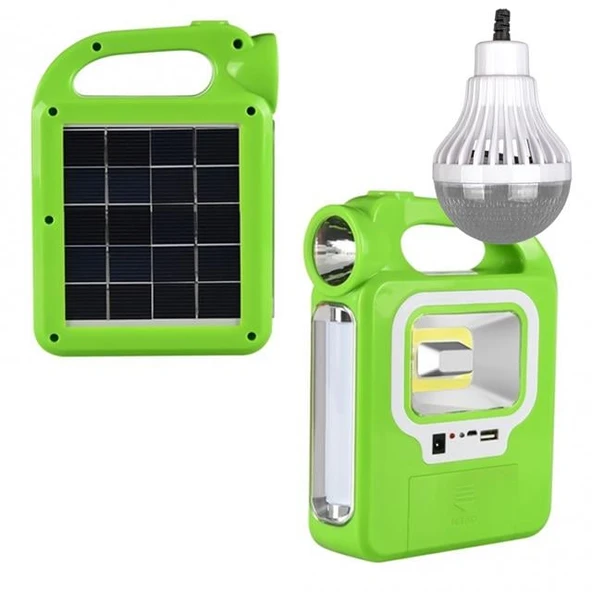Powermaster HB-6399B Solar Tamirci Balıkçı Çalışma Lambası Uzatma Ampul Dahil (Powerbank Özellikli) ürün görseli