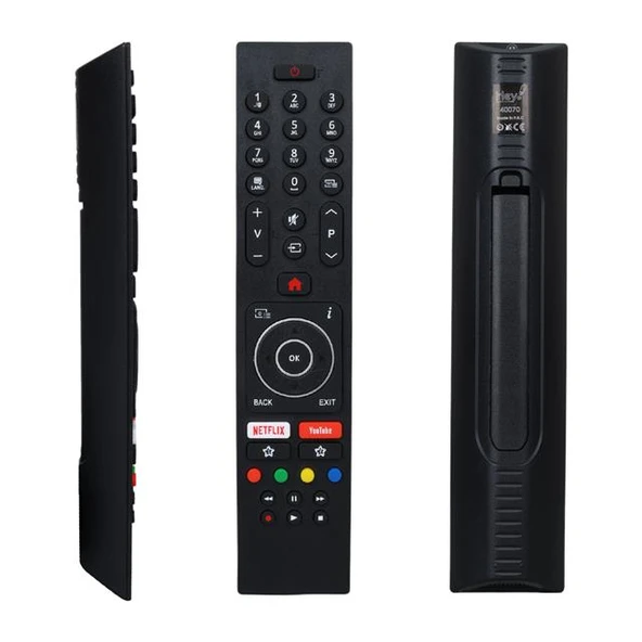 Hey Vestel 4K Smart 55UD8450 Lcd Led TV Kumanda (RC43135 Black Nobrand V2) ürün görseli 1