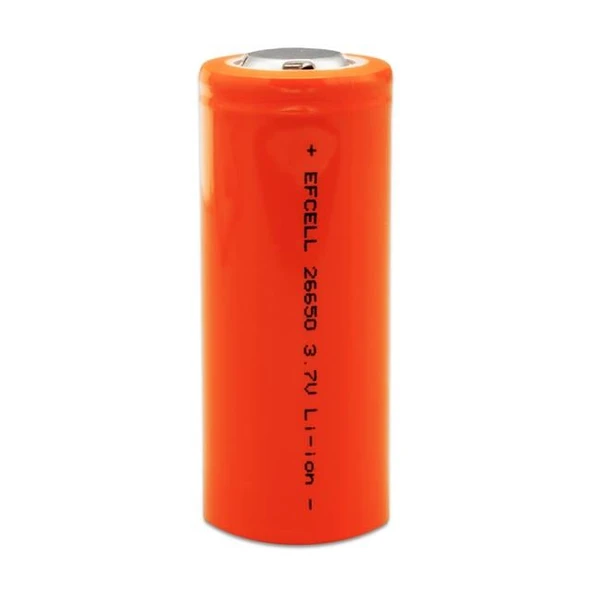 Efcell 3.7 Volt 4500 Mah ICR 26650 Şarj Edilebilir Pil