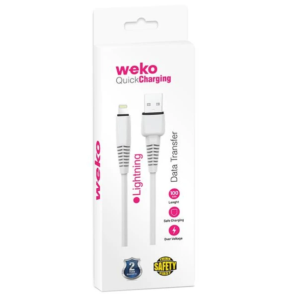 Weko WK-22022 USB To Lightning Telefon Şarj Kablosu - Resim 3