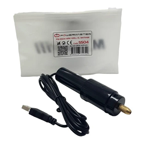 Powermaster PM-5504 Hassas USB Mini Drill El Matkabı - Resim 3