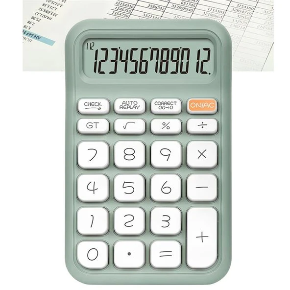 Powermaster PM-25410 Yeşil 12 Haneli Hesap Makinesi - 3