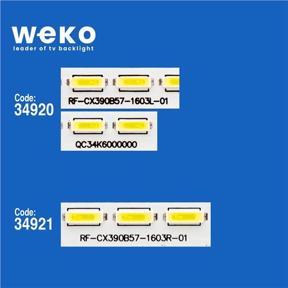 Sanyo LE100S12FM 40'' İnç 2 Adet Tv Led Bar ( Tvnizin içindeki led barla aynısı olduğunu görmeden almayınız. Led bar ürünlerinde paket açıldığında iade kabul edilmemektedir. ) - Resim 2