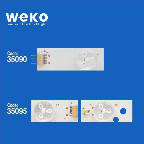 Sanyo LE127S15SM 50'' İnç 10 Adet Tv Led Bar (Seri 2) ( Tvnizin içindeki led barla aynısı olduğunu görmeden almayınız. Led bar ürünlerinde paket açıldığında iade kabul edilmemektedir. ) - Resim 3