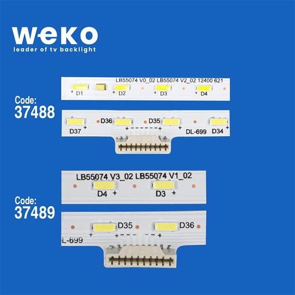 Sony KD-55SD8505 55'' 2 Adet Tv Led Bar ( Tvnizin içindeki led barla aynısı olduğunu görmeden almayınız. Led bar ürünlerinde paket açıldığında iade kabul edilmemektedir. ) - Resim 2