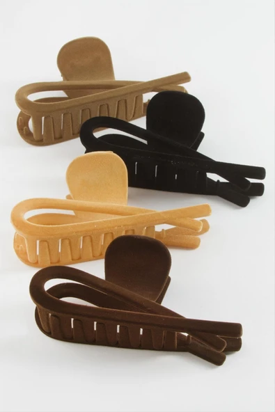 Oval Renkli Kadife Mandal Toka 13 cm - Resim 3