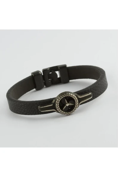 Kaliteli Suni Deri Bileklik - Resim 3