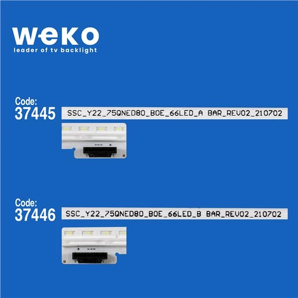 LG 75QNED80AQA 75'' 4 Adet Tv Led Bar ( Tvnizin içindeki led barla aynısı olduğunu görmeden almayınız. Led bar ürünlerinde paket açıldığında iade kabul edilmemektedir. ) - Resim 2