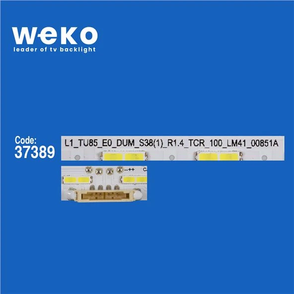Samsung UE50TU8500UXXU 50'' 2 Adet Tv Led Bar ( Tvnizin içindeki led barla aynısı olduğunu görmeden almayınız. Led bar ürünlerinde paket açıldığında iade kabul edilmemektedir. ) - 2