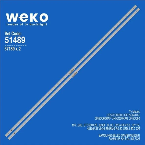 Samsung QE55Q70TAT 55'' 2 Adet Tv Led Bar - 1