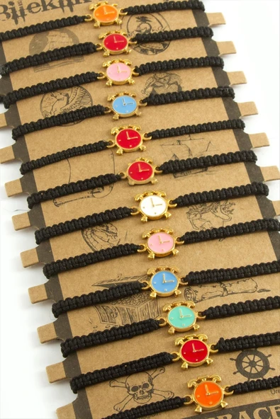 Yonca Makrome Örgülü Bileklik - Resim 3