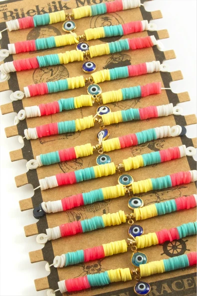 Nazar Fimo Boncuk Bileklik ürün görseli