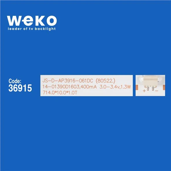 Crown 39'' 3 Adet Tv Led Bar ( Tvnizin içindeki led barla aynısı olduğunu görmeden almayınız. Led bar ürünlerinde paket açıldığında iade kabul edilmemektedir. ) - Resim 2