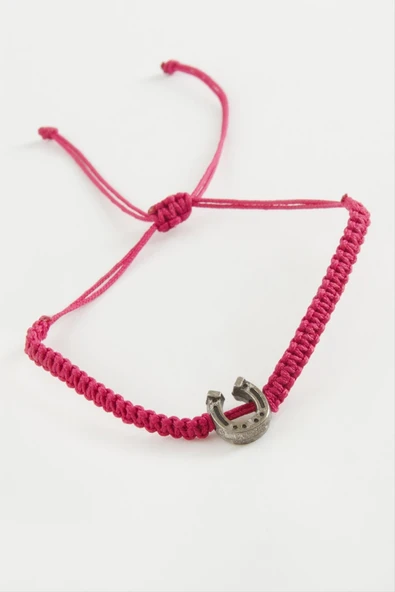 Nal Makrome Örgülü Bileklik - Resim 2