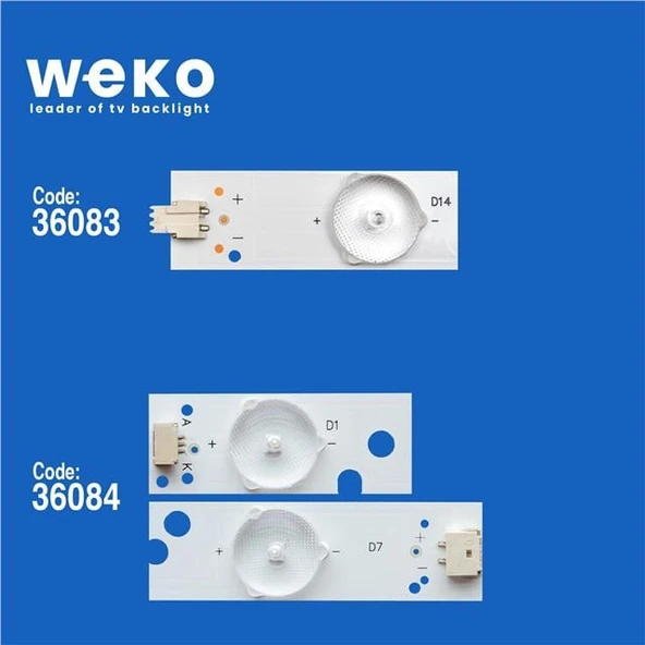 Saba 50HKN2727 50'' İnç 10 Adet Tv Led Bar (Seri 2) ( Tvnizin içindeki led barla aynısı olduğunu görmeden almayınız. Led bar ürünlerinde paket açıldığında iade kabul edilmemektedir. ) - Resim 3