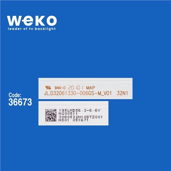 Weston WS-32ALT 32'' İnç 2 Adet Tv Led Bar ( Tvnizin içindeki led barla aynısı olduğunu görmeden almayınız. Led bar ürünlerinde paket açıldığında iade kabul edilmemektedir. ) - Resim 2