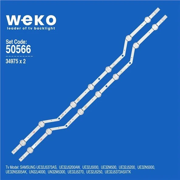 Samsung UE32M5000 32'' İnç 2 Adet Tv Led Bar ( Tvnizin içindeki led barla aynısı olduğunu görmeden almayınız. Led bar ürünlerinde paket açıldığında iade kabul edilmemektedir. ) - 1