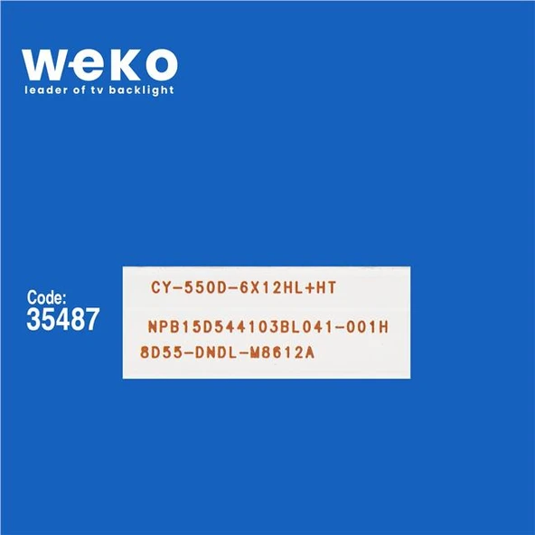 Sunny SN55LEDA38 55'' İnç 12 Adet Tv Led Bar ( Tvnizin içindeki led barla aynısı olduğunu görmeden almayınız. Led bar ürünlerinde paket açıldığında iade kabul edilmemektedir. ) - Resim 2