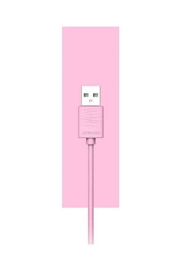 Joyroom JR-S118 İphone Lightning USB Hızlı Şarj ve Data Kablosu 1m Pembe - 2