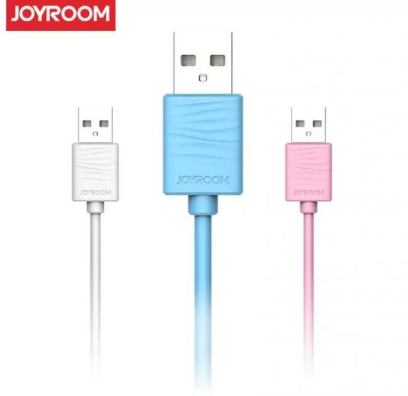 Joyroom JR-S118 İphone Lightning USB Hızlı Şarj ve Data Kablosu 1m Pembe - 3