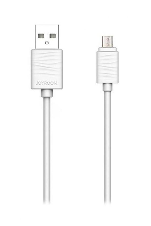 Joyroom JR-S118 İphone Lightning USB Hızlı Şarj ve Data Kablosu 1m Beyaz - 1