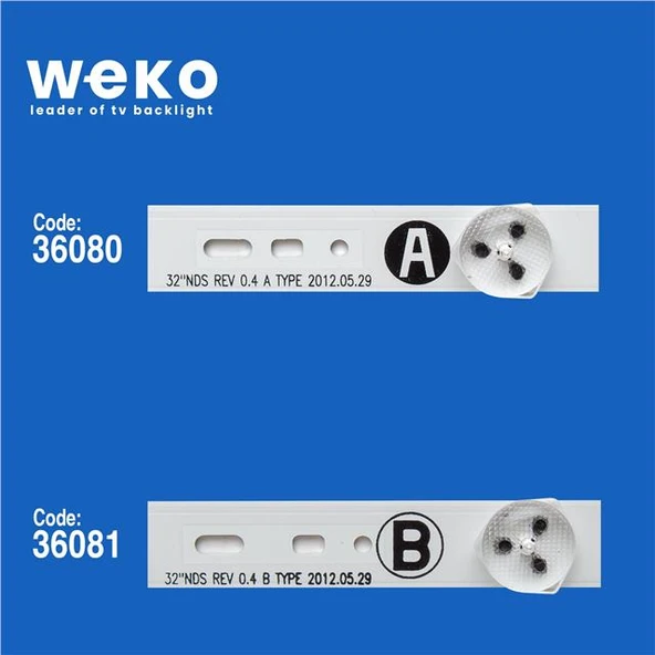 Sony KLV-32EX330 32'' İnç 4 Adet Tv Led Bar ( Tvnizin içindeki led barla aynısı olduğunu görmeden almayınız. Led bar ürünlerinde paket açıldığında iade kabul edilmemektedir. ) - Resim 2