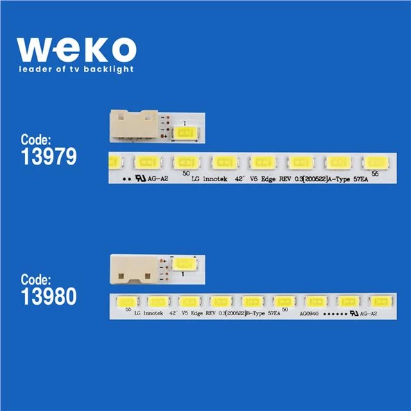 Lg 42LE5500-ZA.AEUWLJG 42'' İnç 4 Adet Tv Led Bar ( Tvnizin içindeki led barla aynısı olduğunu görmeden almayınız. Led bar ürünlerinde paket açıldığında iade kabul edilmemektedir. ) - Resim 2