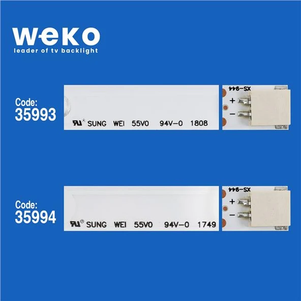 Finlux 55FU 65FUA9120 55'' İnç 7 Adet Tv Led Bar ( Tvnizin içindeki led barla aynısı olduğunu görmeden almayınız. Led bar ürünlerinde paket açıldığında iade kabul edilmemektedir. ) - Resim 2