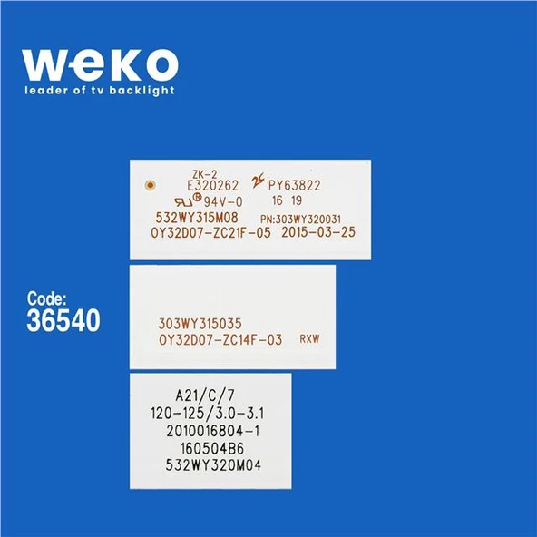 Panda LE32F51 32'' İnç 3 Adet Tv Led Bar ( Tvnizin içindeki led barla aynısı olduğunu görmeden almayınız. Led bar ürünlerinde paket açıldığında iade kabul edilmemektedir. ) - Resim 2