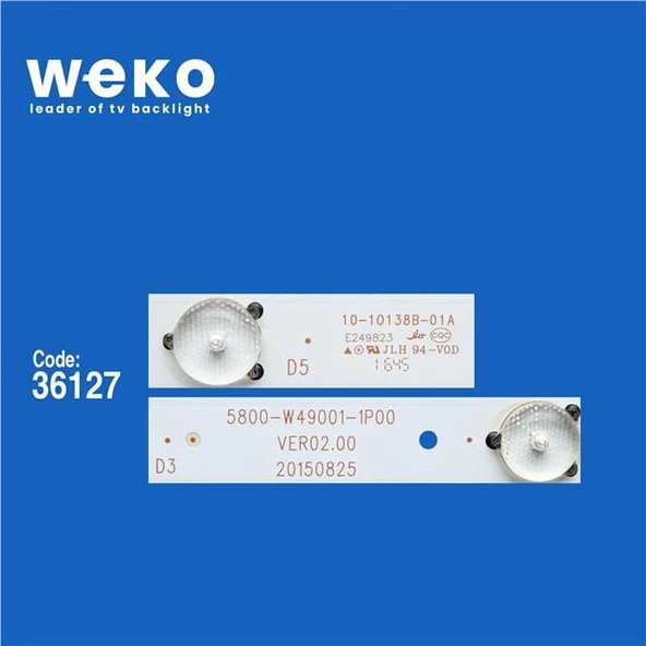 Skyworth 49E6000 49'' İnç 10 Adet Tv Led Bar ( Tvnizin içindeki led barla aynısı olduğunu görmeden almayınız. Led bar ürünlerinde paket açıldığında iade kabul edilmemektedir. ) - Resim 2