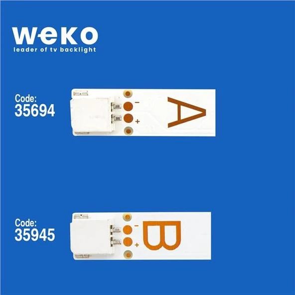 Regal 50R5020U 50'' İnç 6 Adet Tv Led Bar 5476 ( Tvnizin içindeki led barla aynısı olduğunu görmeden almayınız. Led bar ürünlerinde paket açıldığında iade kabul edilmemektedir. ) - Resim 3