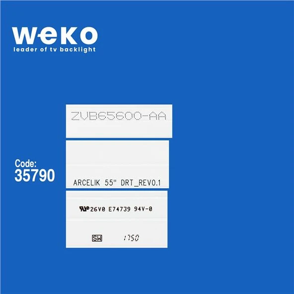 Altus AL55L 8840 5B 55'' İnç 9 Adet Tv Led Bar ( Tvnizin içindeki led barla aynısı olduğunu görmeden almayınız. Led bar ürünlerinde paket açıldığında iade kabul edilmemektedir. ) - Resim 2