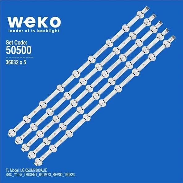 Lg 65UM7300AUE 65'' İnç 5 Adet Tv Led Bar ( Tvnizin içindeki led barla aynısı olduğunu görmeden almayınız. Led bar ürünlerinde paket açıldığında iade kabul edilmemektedir. ) ürün görseli