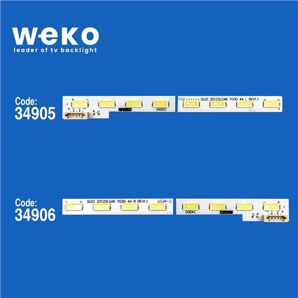 Sony Kdl-46EX650 46'' İnç 2 Adet Tv Led Bar ( Tvnizin içindeki led barla aynısı olduğunu görmeden almayınız. Led bar ürünlerinde paket açıldığında iade kabul edilmemektedir. ) - Resim 2